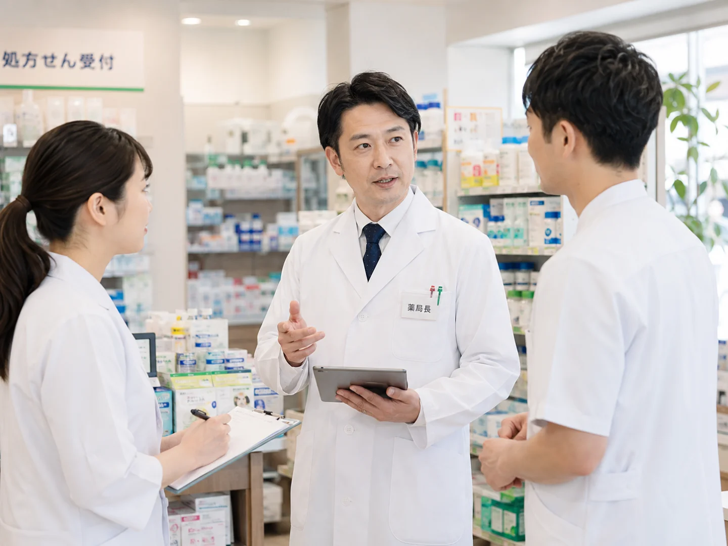 薬局長が現場で判断できるように