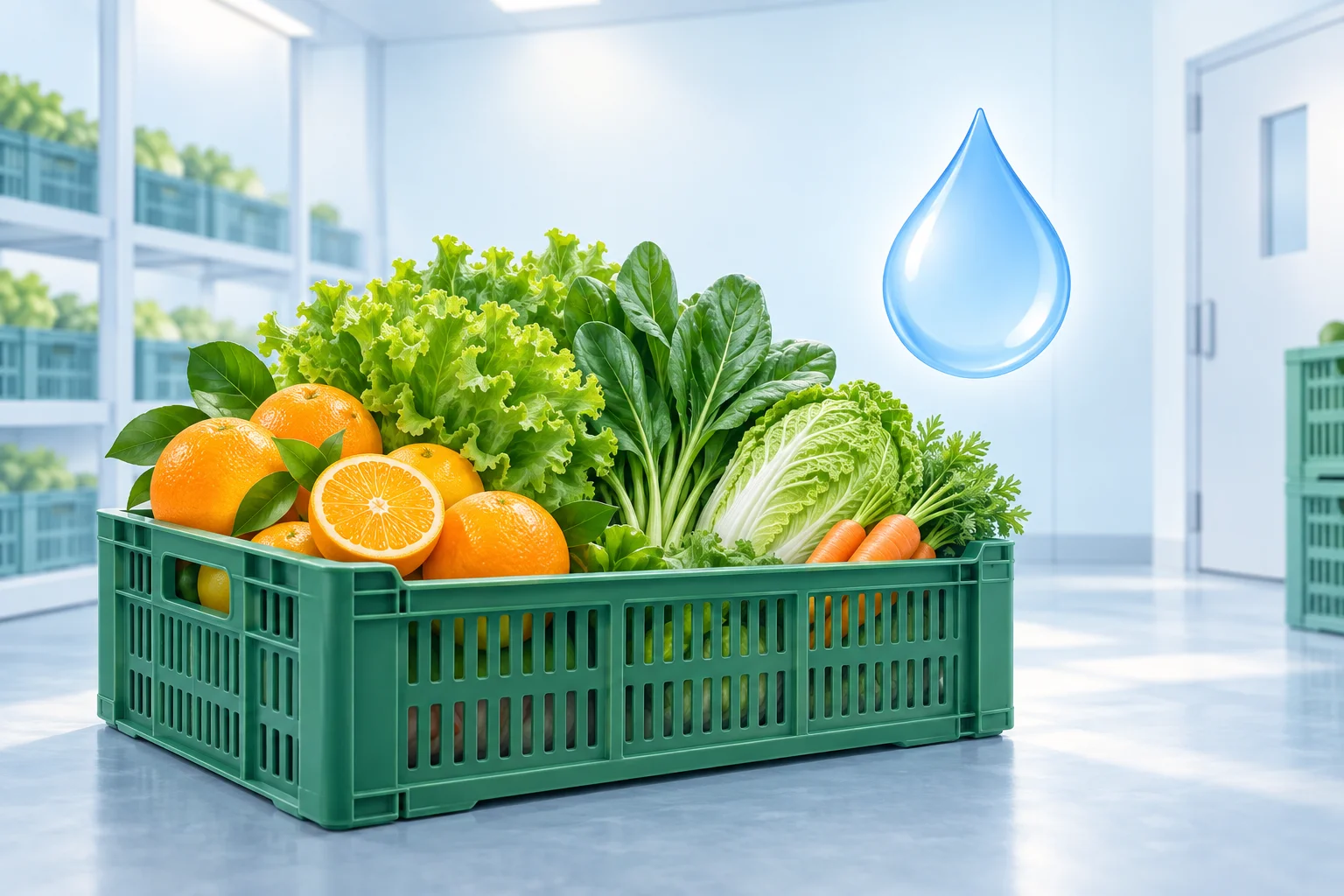 水の代わりに液剤で湿度を維持し過乾燥を防ぐ