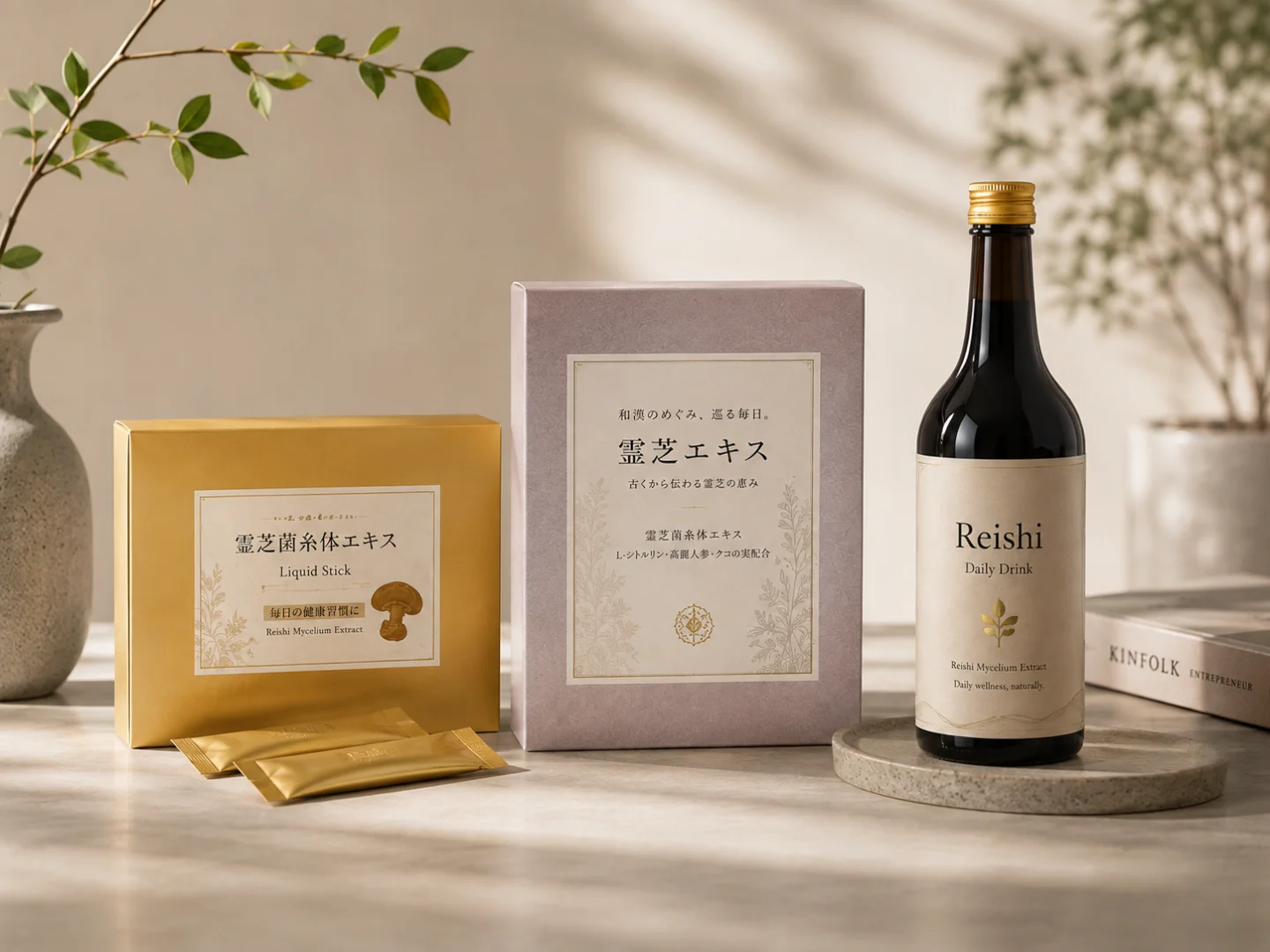 霊芝菌糸体エキスを活用した 商品開発の全体像