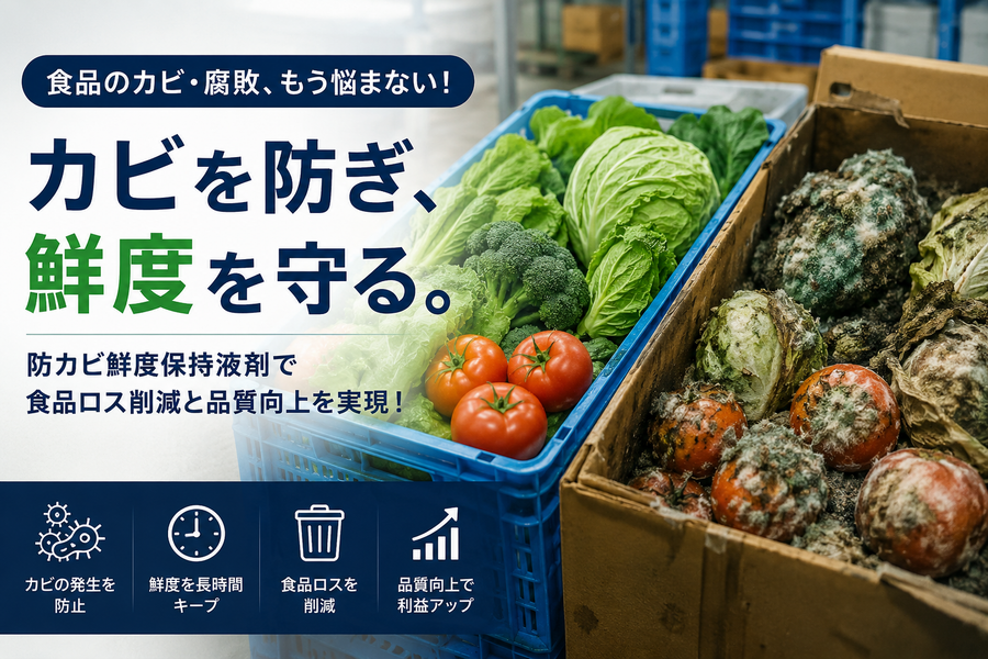 カビ・腐敗で出荷前に不良品が出る