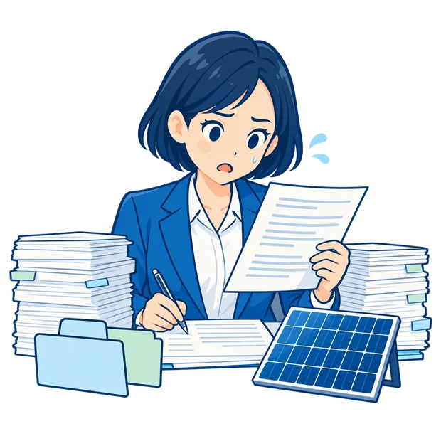 毎月の申請件数が多く 作成負担が非常に重い