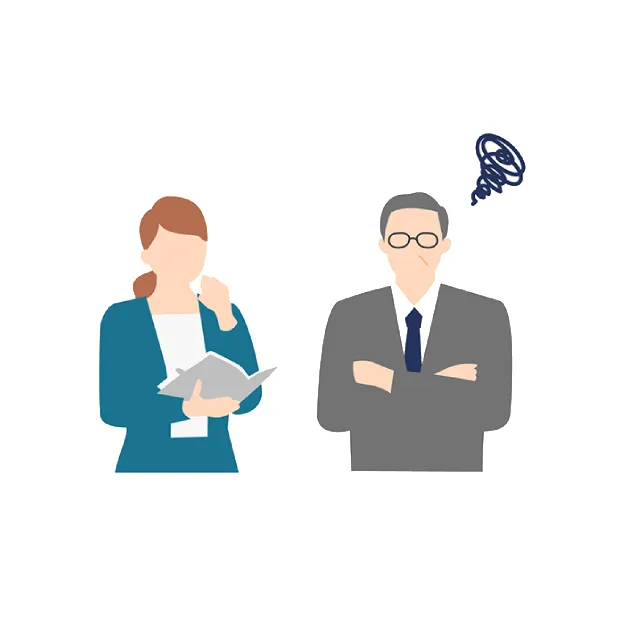 給与や昇給の説明ができない